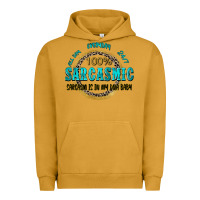 Pigment Peanut Butter all day everyday 247 100 sarcasmic sarcasm is in m Urban Hoodie - Zillion Design Studio