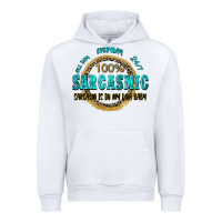 White all day everyday 247 100 sarcasmic sarcasm is in m Urban Hoodie - Zillion Design Studio
