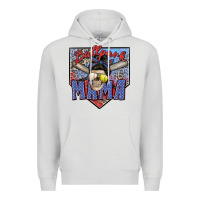 Dove Grey ballpark mama Premium Hoodie - Zillion Design Studio