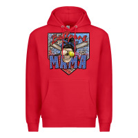 Red ballpark mama Premium Hoodie - Zillion Design Studio