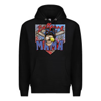 Black ballpark mama Premium Hoodie - Zillion Design Studio