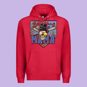 Ballpark Mama Premium Hoodie Designed By Zillion Design Studio