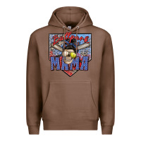 Chestnut ballpark mama Premium Hoodie - Zillion Design Studio