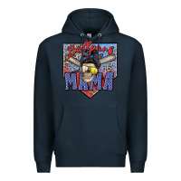 Navy ballpark mama Premium Hoodie - Zillion Design Studio