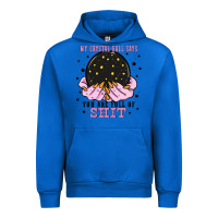 Cobalt my crystal ball says you are full of Urban Hoodie - Zillion Design Studio