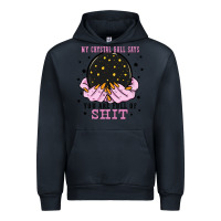Navy my crystal ball says you are full of Urban Hoodie - Zillion Design Studio