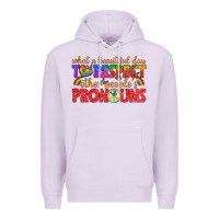 Lilac what a beautiful day to respect other peoples pron Premium Hoodie - texasbilliewilder