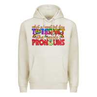 Oatmeal Heather what a beautiful day to respect other peoples pron Premium Hoodie - texasbilliewilder