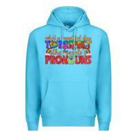 Ocean Blue what a beautiful day to respect other peoples pron Premium Hoodie - texasbilliewilder