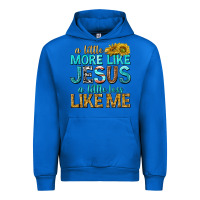 Cobalt a little more like jesus a little less like me Urban Hoodie - texasbilliewilder