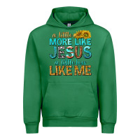 Emerald a little more like jesus a little less like me Urban Hoodie - texasbilliewilder