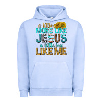 Pigment Grape Ice a little more like jesus a little less like me Urban Hoodie - texasbilliewilder