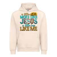 Sandshell a little more like jesus a little less like me Urban Hoodie - texasbilliewilder