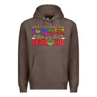 Coffee what a beautiful day to respect other peoples pron Premium Hoodie - texasbilliewilder