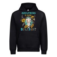 Black adulthing is some bullshit with sanflowers and gamstone  tbw Urban Hoodie - texasbilliewilder