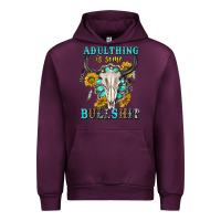 Mauve Wine adulthing is some bullshit with sanflowers and gamstone  tbw Urban Hoodie - texasbilliewilder