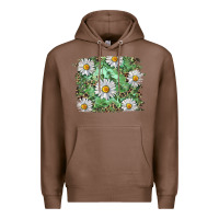 Chestnut Daisy leopard Premium Hoodie - RanaPortraitStore