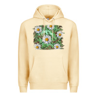 Pina Colada Daisy leopard Premium Hoodie - RanaPortraitStore