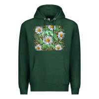 Sports Green Daisy leopard Premium Hoodie - RanaPortraitStore