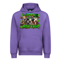 Tulip St Patricks Day Lucky Heifers Urban Hoodie - RanaPortraitStore