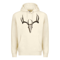 Sandshell Deer Skull Premium Hoodie - RanaPortraitStore