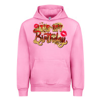Fuchsia Pink it's my birthday Urban Hoodie - Zillion Design Studio