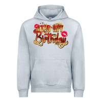 Heather Grey it's my birthday Urban Hoodie - Zillion Design Studio