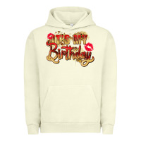 Pigment Pistachio it's my birthday Urban Hoodie - Zillion Design Studio