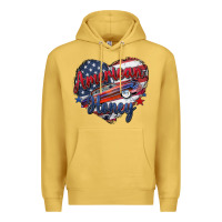 Antique Gold American honey Premium Hoodie - Zillion Design Studio