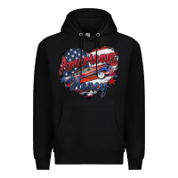 Black American honey Premium Hoodie - Zillion Design Studio
