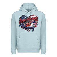Blue Mist American honey Premium Hoodie - Zillion Design Studio