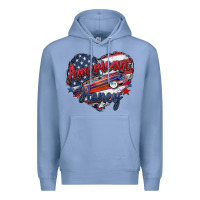 Colony Blue American honey Premium Hoodie - Zillion Design Studio