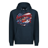 Navy American honey Premium Hoodie - Zillion Design Studio