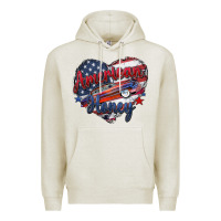 Oatmeal Heather American honey Premium Hoodie - Zillion Design Studio