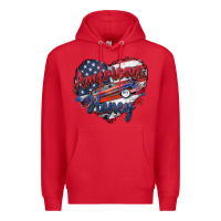 Red American honey Premium Hoodie - Zillion Design Studio
