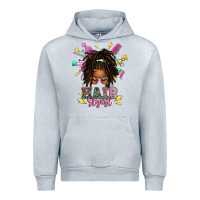 Heather Grey afro locs hair stylist messy bun tbw Urban Hoodie - texasbilliewilder