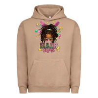 Pigment Burro afro locs hair stylist messy bun tbw Urban Hoodie - texasbilliewilder