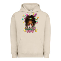 Pigment French Oak afro locs hair stylist messy bun tbw Urban Hoodie - texasbilliewilder