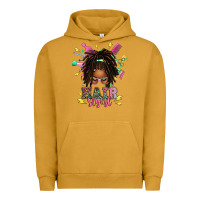Pigment Peanut Butter afro locs hair stylist messy bun tbw Urban Hoodie - texasbilliewilder