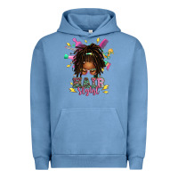 Afro Locs Hair Stylist Messy Bun Tbw Urban Hoodie | Teevron