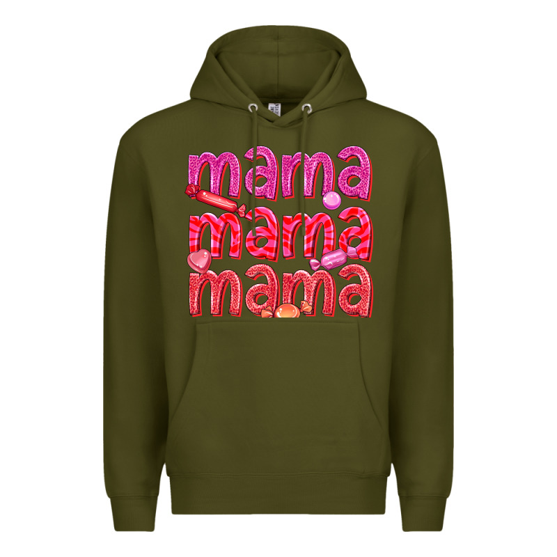 Mama Mama Mama Valentines Day Premium Hoodie by texasbilliewilder | Teevron