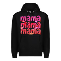 Black mama mama mama valentines day Premium Hoodie - texasbilliewilder