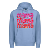 Colony Blue mama mama mama valentines day Premium Hoodie - texasbilliewilder