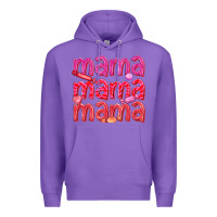 Purple mama mama mama valentines day Premium Hoodie - texasbilliewilder
