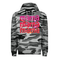 Slate Camo mama mama mama valentines day Premium Hoodie - texasbilliewilder