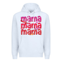 White mama mama mama valentines day Premium Hoodie - texasbilliewilder
