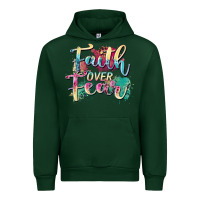 Foreset Green faith over fear Urban Hoodie - Zillion Design Studio