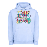 Pigment Grape Ice faith over fear Urban Hoodie - Zillion Design Studio