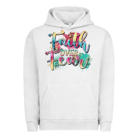 Pigment Lunar Rock faith over fear Urban Hoodie - Zillion Design Studio