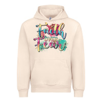 Sandshell faith over fear Urban Hoodie - Zillion Design Studio